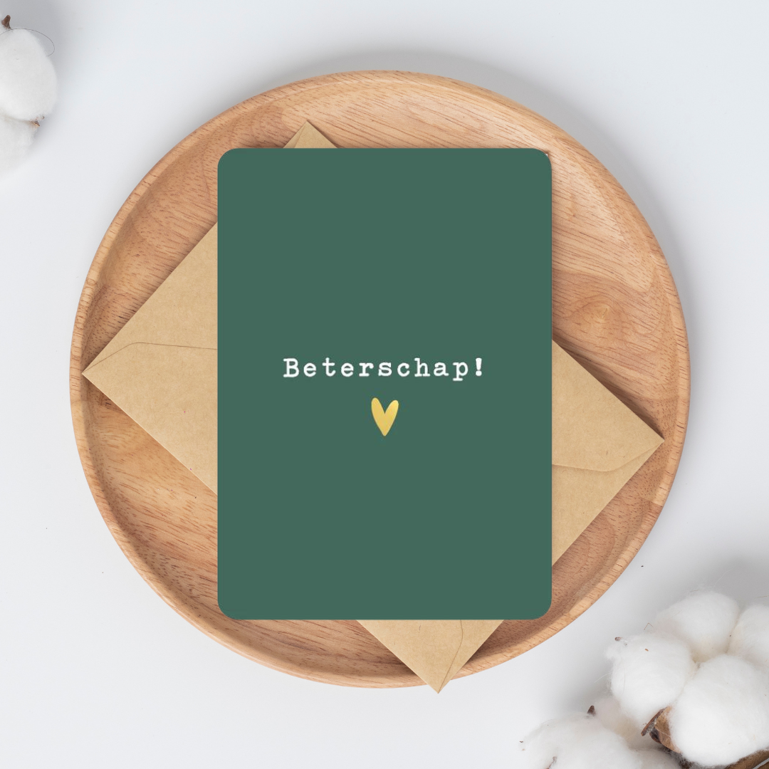 Kaart - Beterschap Donkergroen