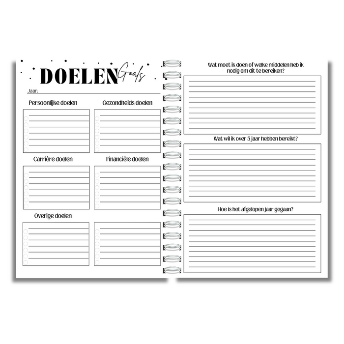 Levensplanner - doelen